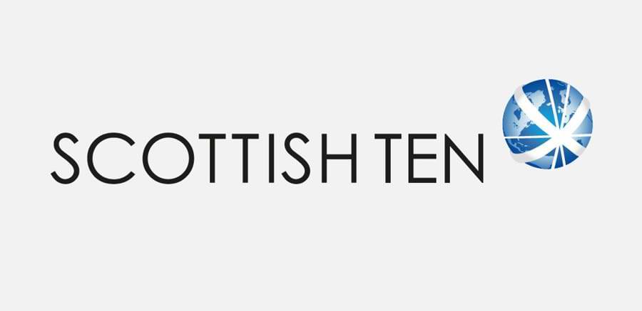 Logo with the words "Scottish Ten"