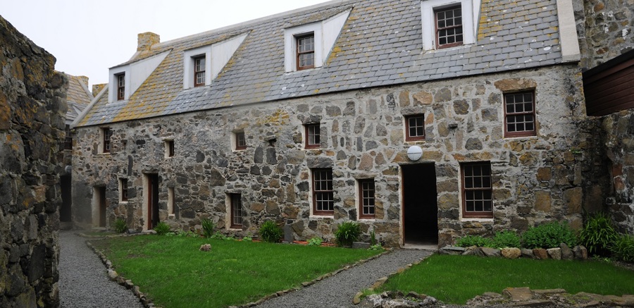A traditional, rural building made from stone